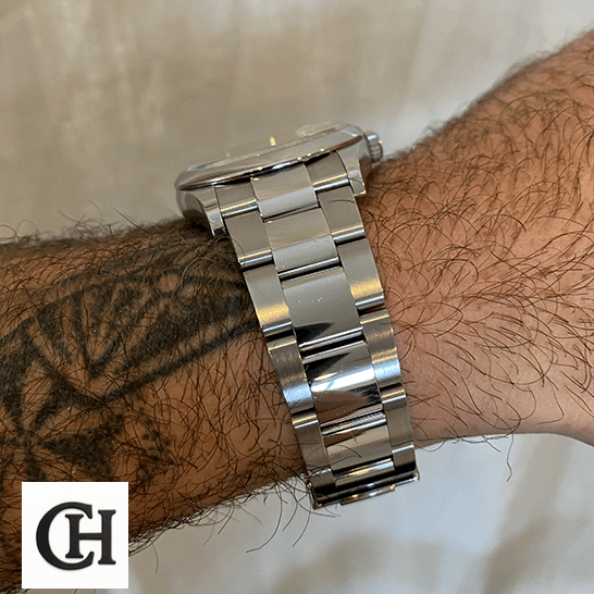 Rolex Datejust 126200-0008 White Dial rolex datejust 126200 0008 bracelet The Rolex Datejust 126200-0008 on his arm & oyster Bracelet