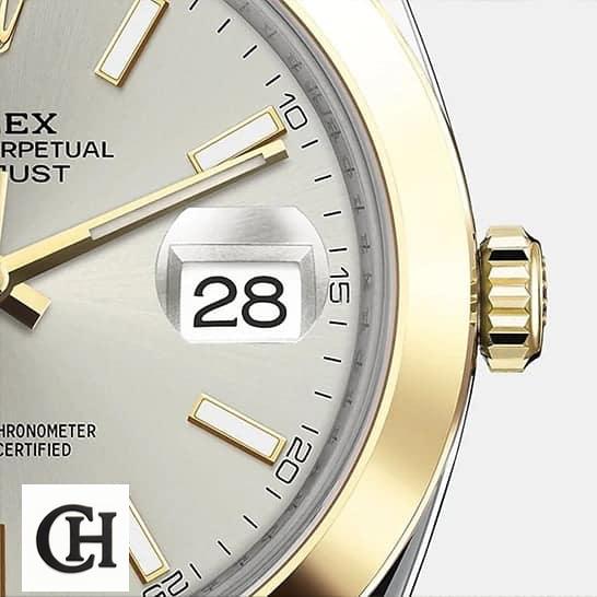 Rolex Datejust 126303-0002 Yellow Gold Super Accurate rolex datejust 41 gold unitedluxury dial Rolex Datejust 41 126303-0002 Silver Dial Yellow Gold Crown Pusher