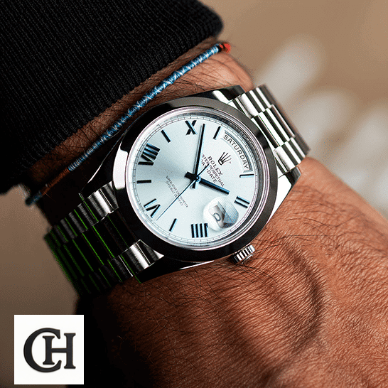 Rolex Day-Date 228206-0002 "Oyster Bracelet" Authentic rolex day dat e228206 stainless steel blue diagonal dial oyster man rolex-day-dat_e228206_stainless_steel_blue_diagonal_dial_oyster-_man