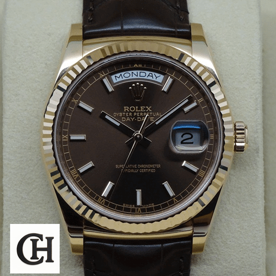 Rolex Day-Date 118139 V5 Chocolate Dial