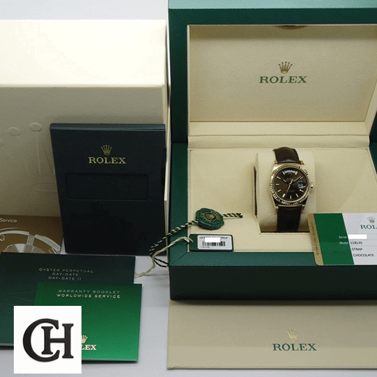 Rolex Day-Date 118139 Rolex in box with warranty card