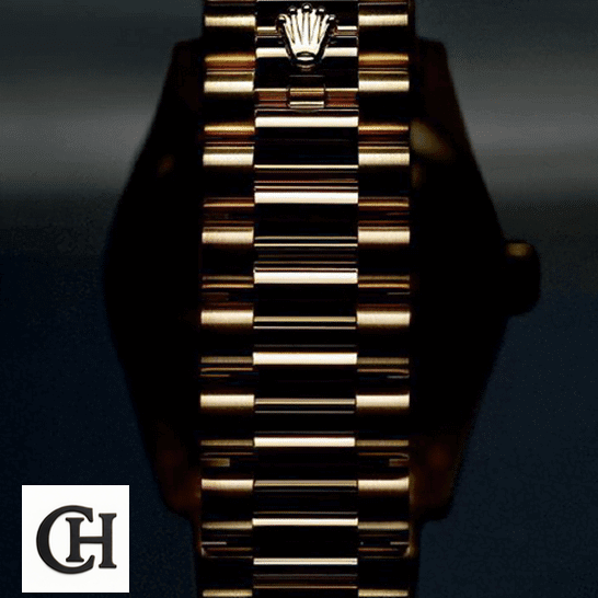 Rolex Day-Date 228238-0042 Rolex Day-Date 40 228238 Yellow Gold Rolex logo Oyster Bracelet on the