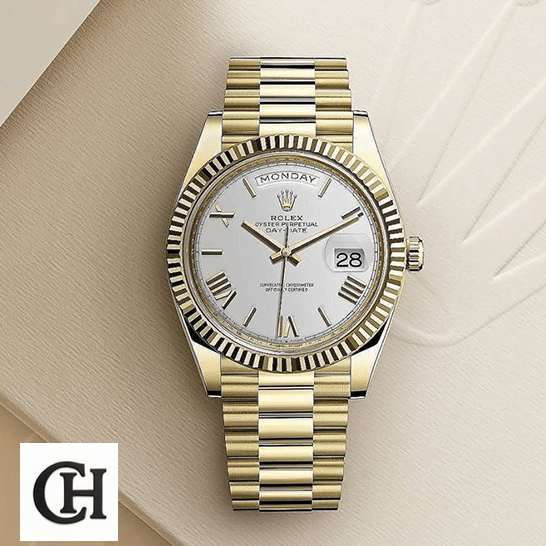 Rolex Day-Date 228238-0042 Rolex Day-Date 40 228238 White Dial