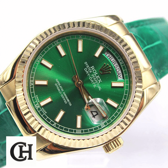 Rolex Day-Date 118138-0003 "Green Dial" Superior rolex day date118138 0003 green Rolex Day-Date 118138-0003 Green Dial