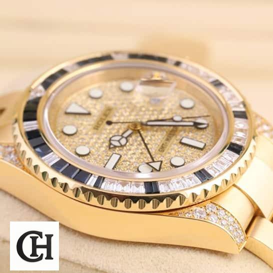 Rolex GMT-Master 116758SA Edition rolex gold diamond watch replica4 Rolex GMT-Master 116758SA Gem-Set Bezel