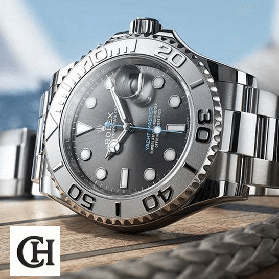 Rolex Yacht-Master 116622 Rhodium Supreme rolex yacht master 116622 0003 dial Rolex Yacht Master 116622-0003 on the wood