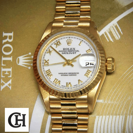 Rolex Datejust 116238 Gold Superior Rolex Datejust 116238 White Romen Numerial Dials