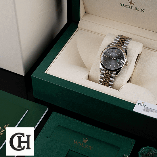 Rolex Datejust 126231 Two-Tone Fluted Bezel Detailed rolex datejust 126231 steel gold automatic grey dial jubilee man Rolex Datejust 126231 Steel Gold Jubilee Bracelet in the rolex box