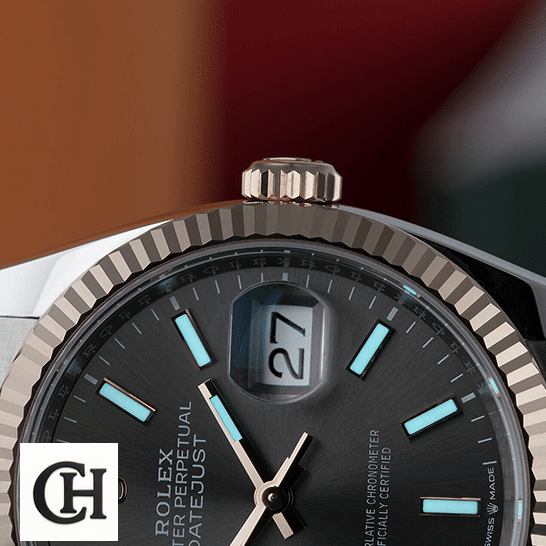 Rolex Datejust 126231 Two-Tone Fluted Bezel Detailed rolex datejust 126231 steel gold automatic grey dial jubilee man lefft Rolex Datejust 126231 Grey Dial dial phosphor