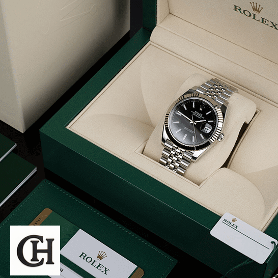 Rolex Datejust 126234 Perfect Rolex Datejust 126234 White Gold Black Dial in the rolex box