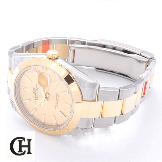 Rolex Datejust 126303 Two-Tone Premium rolex datejust 126303 steel gold automatic champagne dial oyster gold steel unitedluxurynet 1 Rolex Datejust 126303 Steel Gold white background