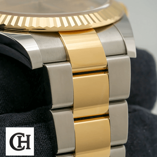 Rolex Datejjust 126333 Steel Gold Oyster Bracelet on the hand