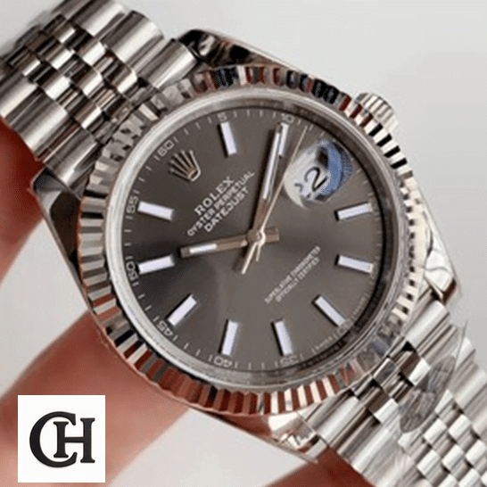 Rolex Datejust 126334 Steel Grey Dial Jubilee
