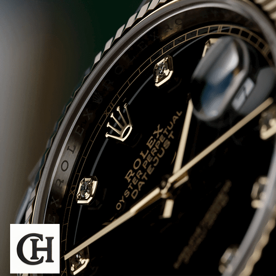 Rolex Datejust 12633BKDJ Rolex Datejust 12633BKDJ Black Dial on the Yellow Gold Rolex Logo