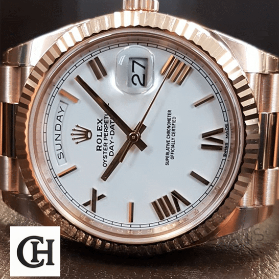 Rolex Datejust 278275 Rose Gold Authentic Rolex Datejust 278275 White Dial Romen Numerals