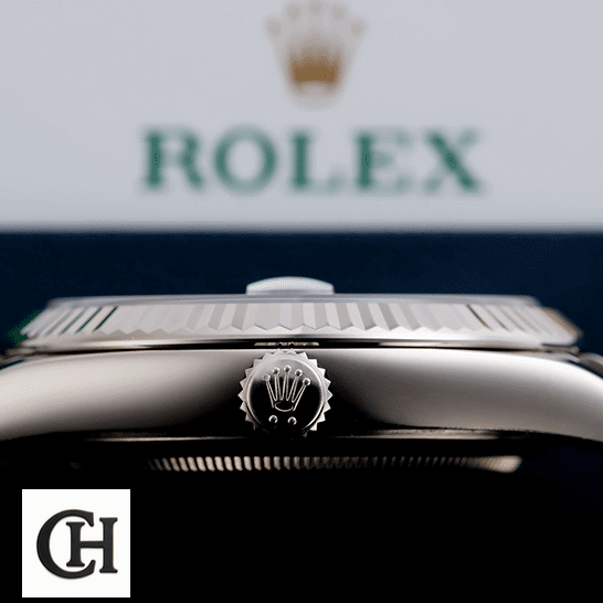 Rolex Day-Date 228239-0002 Rolex Day-Date 40 228239 Stainless Steel Case Silver Crown Pusher