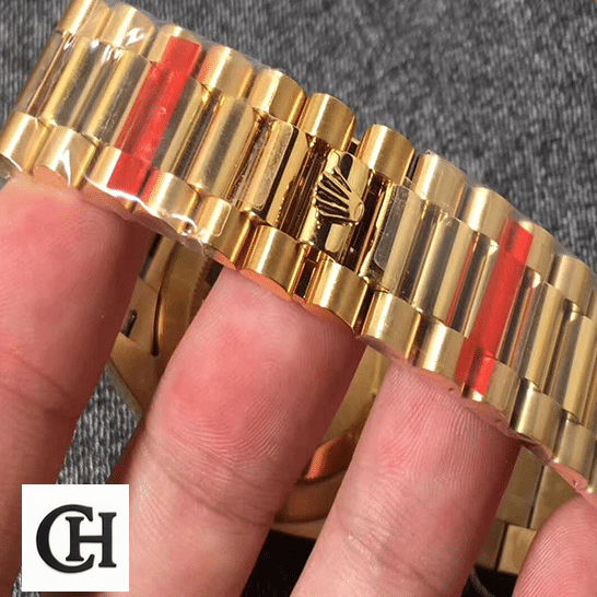 Rolex Day-Date 228238 Rolex 228238-003 Gold jubilee rolex logo on the bracelet