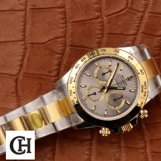 Rolex Daytona Cosmograph 116503 Stainless Steel & Yellow Gold Oyster on the table