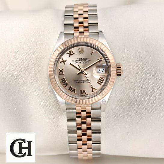 Rolex Datejust 279171 Jubilee Bracelet white background