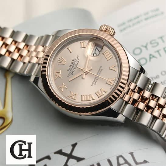Rolex Roman Datejust Stainless Steel on the quarantine card