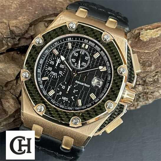 Audemars Piguet Royal Oak Offshore 26030IO.OO.D001IN.01 Ap montoya black dial gold case