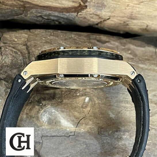 Audemars Piguet Royal Oak Offshore 26030IO.OO.D001IN.01 Ap Montaya Gold Case Black Leather