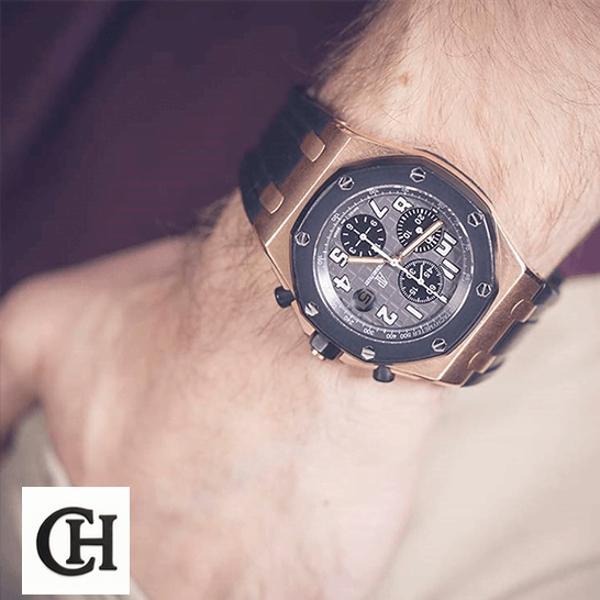 AP Royal Oak Offshore 25940OK.OO.D002CA.01 United Luxury Shop audemars piguet royal oak o ffshore 25940OK.OO.D002CA.01 wrist Audemars Piguet Royal Oak Siyah Kadran 25940OK.OO_.D002CA.01 Erkek bileğinde replika