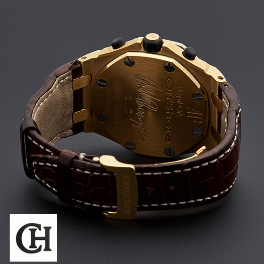 Audemars Piguet Royal Oak Offshore 26007BA.OO.D088CR.01 Audemars Piguet Royal Oak Gold Case Leather Brwon Bracelet