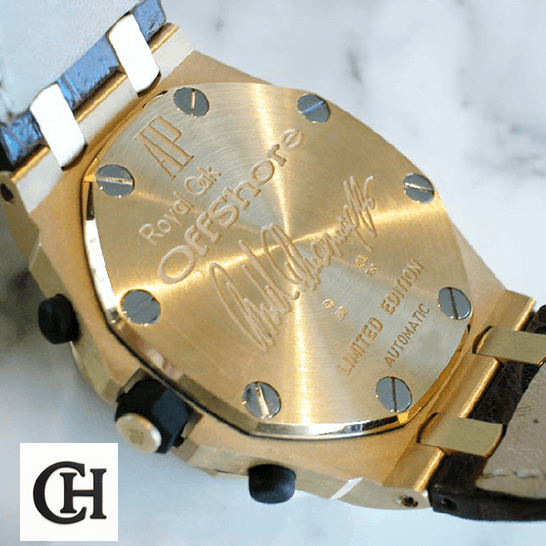 Audemars Piguet Royal Oak Offshore 26007BA.OO.D088CR.01 Audemars Piguet Royal Oak Offshore Lımıted Edition Gold Case upside view
