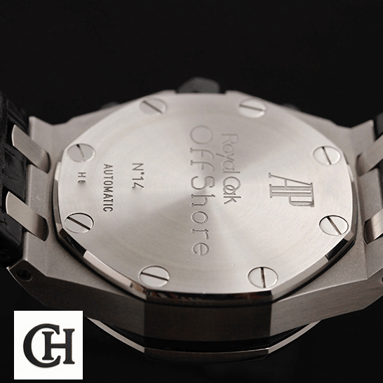 Audemars Piguet Royal Oak Steel Case black background
