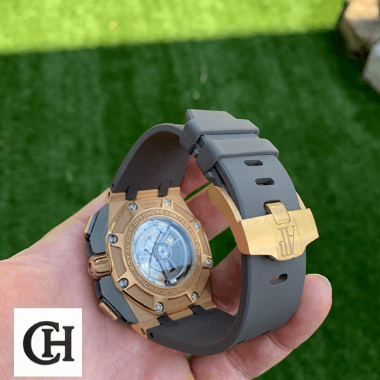 Audemars Piguet Royal Oak Offshore 26568OM.OO.A004CA.01 "Michael Schumacher" Precision audemars piguet royal oak offshore 26568OM.OO.A004CA.01 back Audemars Piguet Royal Oak Offshore 26568OM.OO.A004CA.01 "Michael Schumacher" Precision audemars piguet royal oak offshore 26568OM.OO.A004CA.01 back