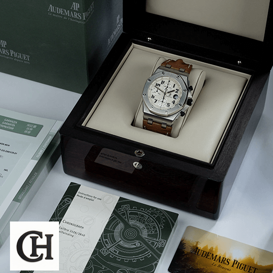Audemars Piguet Royal Oak Offshore 26170ST.OO.D091CR.01 Audemars Piguet 26170ST.OO_.D091CR.01 White Dial in the box