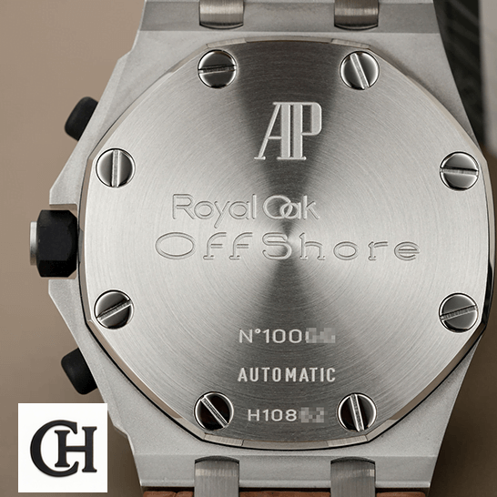 Audemars Piguet Royal Oak Offshore 26170ST.OO.D091CR.01 Audemars Piguet Royal Oak Offshore Automatıc Steel Case upside view