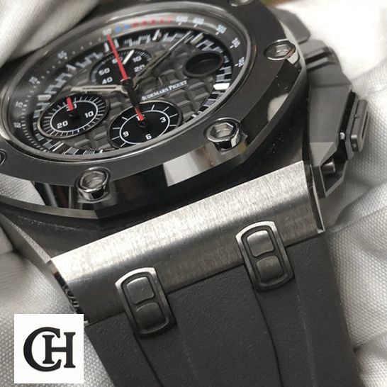 Audemars Piguet Royal Oak Offshore 26568IM.OO.A004CA.01 Audemars Piguet Royal Oak Carbon Case Grey Rubber Bracelet