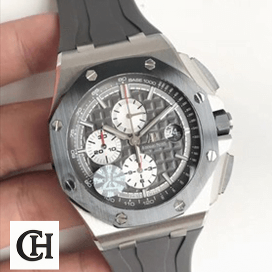 Audemars Piguet Royal Oak Offshore Chronograph 26401RO.OO.A002CA.01 Elite Edition audemars piguet royal oak offshore novelty chronograph 26400IO.OO.A004CA dial Audemars Piguet Royal Oak Novelty Grey on the hand