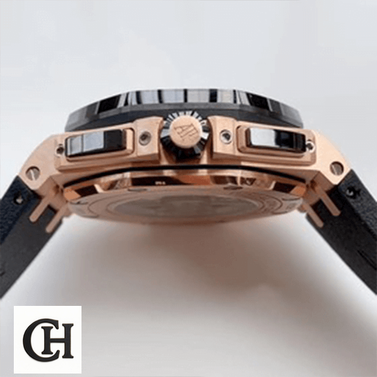 Audemars Piguet Royal Oak Offshore 26401RO.OO.A002CA.01 Premium Duplicate audemars piguet royal oak offshore novelty chronograph 26401RO.OO.A002CA dial Audemars Piguet Royal Oak Offshore Gold Case white background