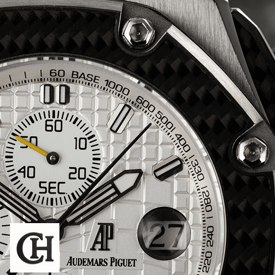 Audemars Piguet 26030IO.OO_.D001IN.01 White Dial cyclops view