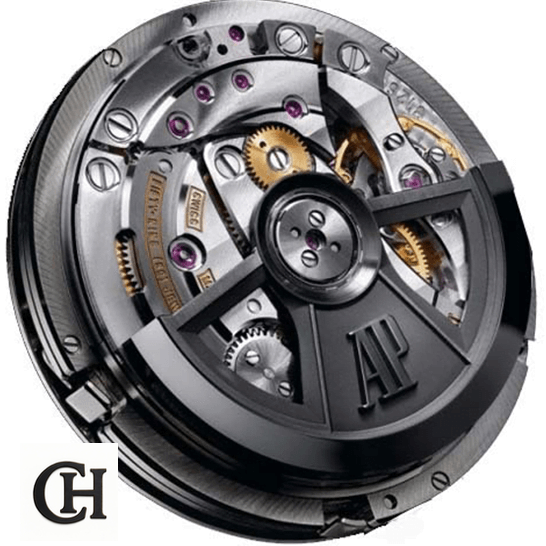 Audemars Piguet Royal Oak Offshore 26207IO.OO.A002CA.01 "Sebastien Buemi" Mirror audemarspiguet royaloakoffshore 26207IO.OO caliber Audemars Piguet Royal Oak 26207IO.OO Mechanism white background