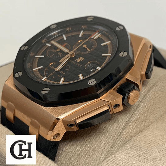 Audemars Piguet Royal Oak Offshore 26208ST.OO.D305CR.01 Audemars Piguet Royal Oak Black Bezel in the box