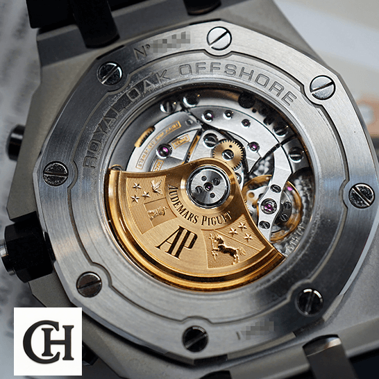 Audemars Piguet Royal Oak Offshore 26408OR.OO.A010CA.01 Audemars Piguet Eoyal Oak Offshore Steel Case upside view