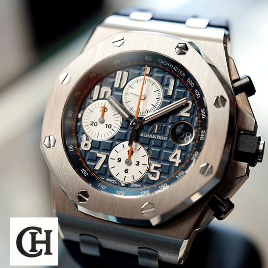 Audemars Piguet Royal Oak Offshore 26408OR.OO.A010CA.01 Audemars Piguet 26470ST.OO_.A027CA.01 Blue Dial Steel Bezel