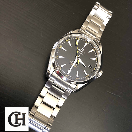 Omega Seamaster 231.10.42.21.01.002 Black Dial black background