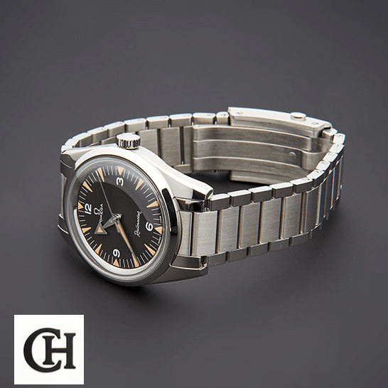 Omega Seamaster 220.10.38.20.01.002 Black Dial stainless steel bracelet