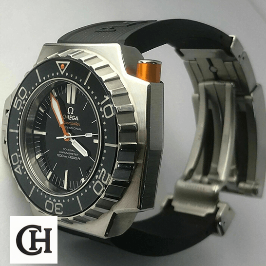 Omega Seamaster Ploprof 224.32.55.21.01.001 side view