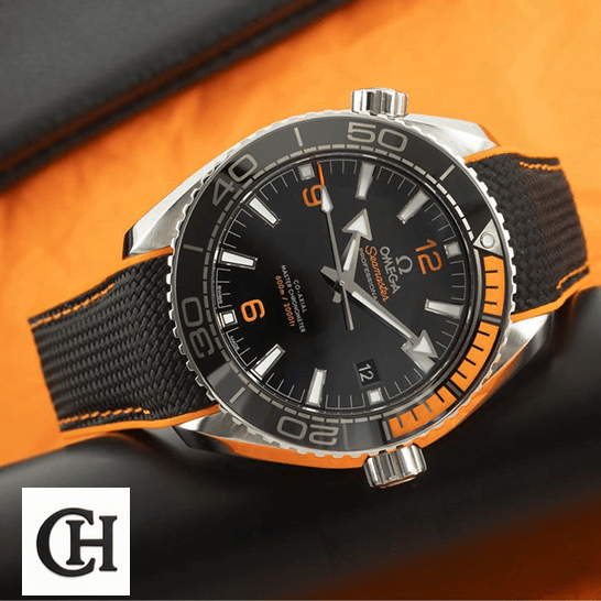 Omega Column Wheel omega seamaster planet ocean 215.32.44.21.01.001 left 1 Omega Seamaster Professional 215.32.44.21.01.001 orange background