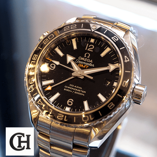 Omega Seamaster Planet Ocean Co-Axial 232.30.44.22.01.001 Omega Seamaster 232.30.44.22.01.001 Planet Ocean Black Dial crwon / push button