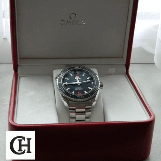Omega Seamaster Planet Ocean Black Dial in the box