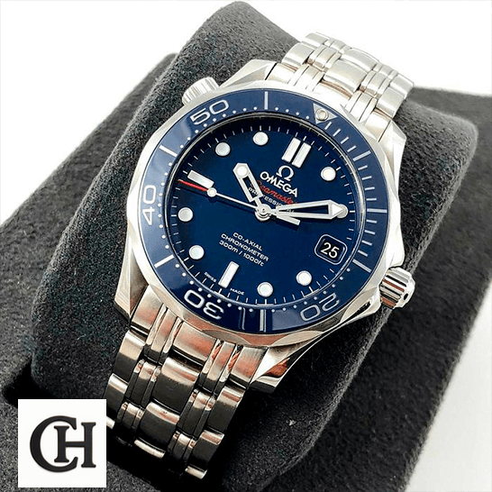 Omega Seamaster Steel Ref. 212.30.36.20.03.001 Master omega seamaster 300m steel 212 30 36 20 03 001 blue dial front Omega Seamaster 212_30_36_20_03_001 Blue Dial in the stand