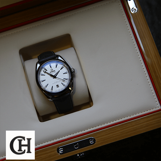 Omega Seamaster Aqua Terra Co-Axial Master Chronometer 220.13.38.20.02.001 Superior Omega Seamaster Aqua Terra Seamaster White Dial in the box