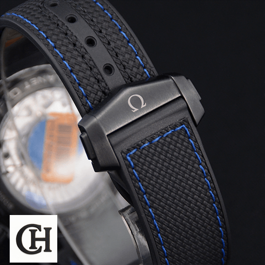 Omega Seamaster Planet Ocean Blue Ceramic Ref. 232.30.42.21.03.001 Ultra omega seamaster planet ocean ceramic 215 92 46 22 01 002 black dial back Omega 215_92_46_22_01_002 Black Bracelet black background